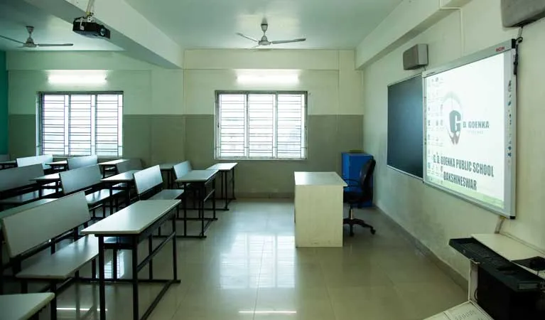 Digital classroom at Best CBSE School In Kolkata | G D Goenka Public School Dakshineswar